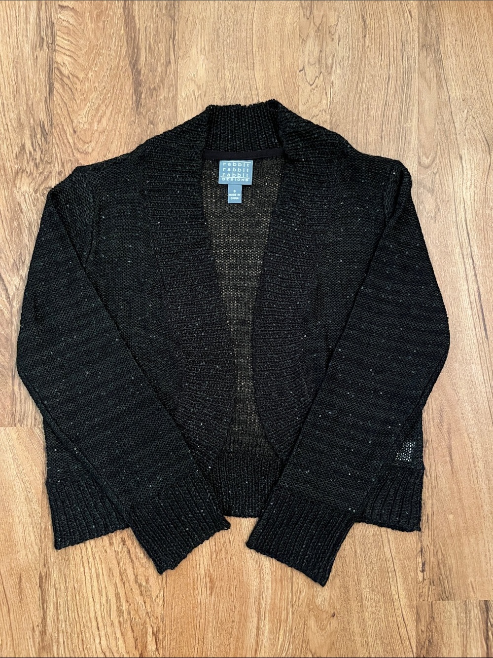 NWOT Rabbit Rabbit Rabbit Designs Knit Shrug